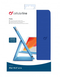 Cellularline Case with stand FOLIO for Apple iPad 10.2 &quot;(2019), blue