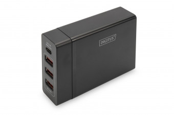 Digitus 4-Port USB Charger, 72W, 1xUSB-C (Power Delivery),