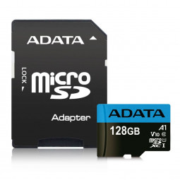 A-Data 128GB microSDXC Premier UHS-I Class10 V10 A1 + adapterrel