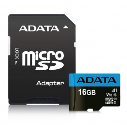 A-Data 16GB microSDHC Premier UHS-I Class10 V10 A1 + adapterrel