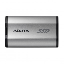 A-Data 2TB USB3.2 Type-C SD810 Silver Grey