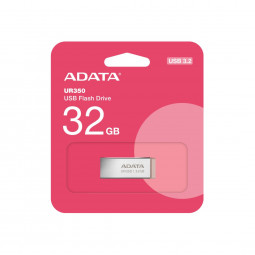 A-Data 32GB UR350 USB3.2 Silver/Brown