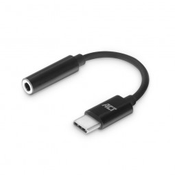 ACT AC7380 USB-C  - 3.5mm audio adapter Black