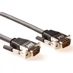 ACT High Performance VGA cable male-male with metal hoods 30m Black