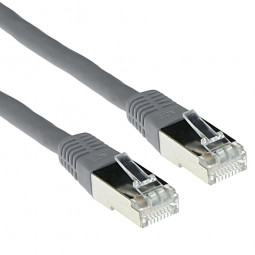 ACT CAT5E F-UTP Patch Cable 10m Grey