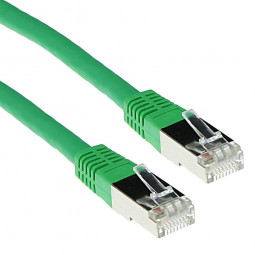 ACT CAT5e F-UTP Patch Cable 1m Green