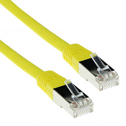 ACT CAT5e F-UTP Patch Cable 1m Yellow