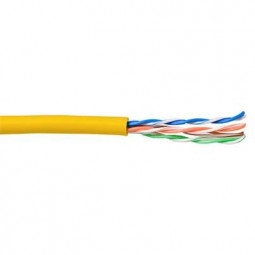 ACT CAT5E U-UTP Installation cable 100m Yellow