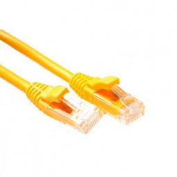 ACT CAT5e U-UTP Patch Cable 0,5m Yellow