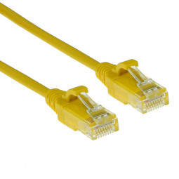 ACT CAT6A U-UTP Patch Cable 0,25m Yellow