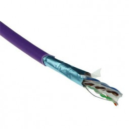 ACT CAT6A F-UTP Installation cable 305m Violet