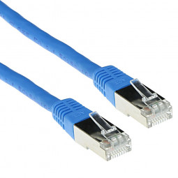 ACT CAT6A S-FTP Patch Cable 0,5m Blue