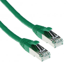 ACT CAT6A S-FTP Patch Cable 0,5m Green