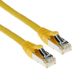 ACT CAT6A S-FTP Patch Cable 0,5m Yellow