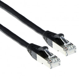ACT CAT6A S-FTP Patch Cable 1,5m Black