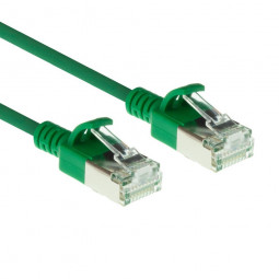 ACT CAT6A U-FTP Patch Cable 0,15m Green