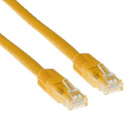 ACT CAT6A U-UTP Patch Cable 0,5m Yellow