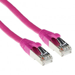 ACT CAT6A U-UTP Patch Cable 1,5m Pink