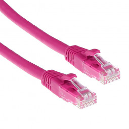ACT CAT6A U-UTP Patch Cable 15m Pink