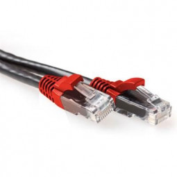 ACT CAT6A U-UTP Patch Cable 1m Black/Red