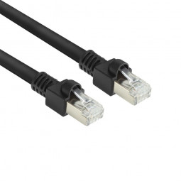 ACT CAT7 S-FTP Patch Cable 1m Black