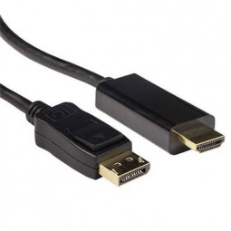 ACT Conversion DisplayPort male to HDMI-A male cable 1m Black