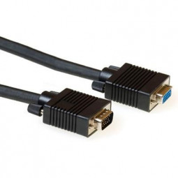 ACT High Performance VGA extension cable male-female 20m Black