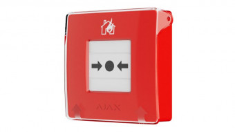 AJAX Manual Call Point vezeték nélküli kézi jelzésadó Ajax rendszerekhez; piros