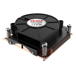Akasa 1U Low Profile CPU Cooler with Side Blower Fan