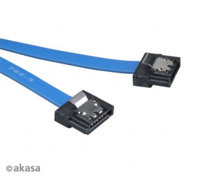Akasa SATA Proslim cable 50cm Blue