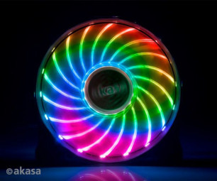 Akasa Vegas 7 RGB LED 12cm Case Fan