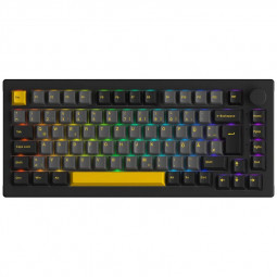 Akko 5075S CS Crystal RGB Keyboard Black/Gold UK
