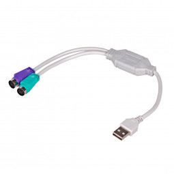 Akyga AK-AD-15 USB / 2x PS/2 adapter