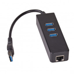 Akyga AK-AD-32 USB3.0 3-port + Ethernet