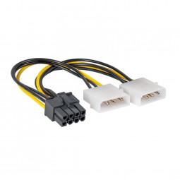 Akyga AK-CA-29 Adapter 2x Molex/PCI-Express 8-pin