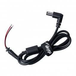 Akyga AK-SC-02 7.4 x 5.0 mm + pin (HP) DC cable 1,2m Black