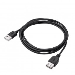 Akyga AK-USB-07 USB A / USB A cable 1,8m Black