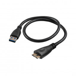 Akyga AK-USB-26 Cable USB 3.0 A / USB Micro B 0,5m Black