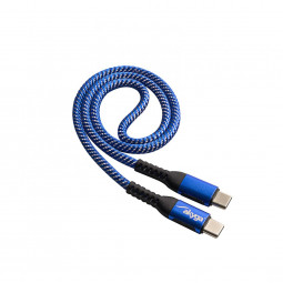 Akyga AK-USB-36 100W USB 2.0 type C cable 0,5m Blue