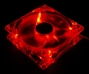 Akyga AW-12A-BR System Fan 12cm Red LED oem