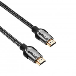 Akyga HDMI ver. 2.1 Shielded cable 1,5m Black