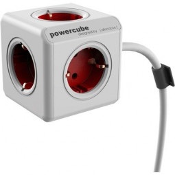 Allocacoc PowerCube Extended 1,5m White/Red
