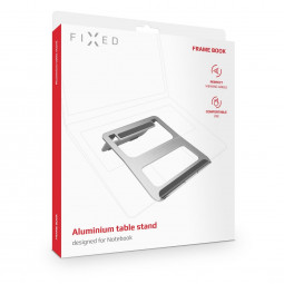 FIXED Aluminum laptop stand Frame Book, silver