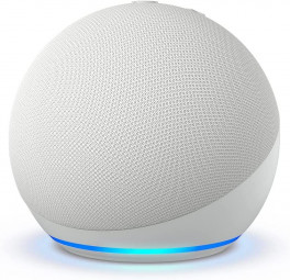 Amazon Echo Dot 5 Smart Speaker with Alexa Glacier White