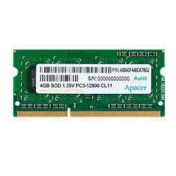 Apacer 4GB DDR3 1600MHz SODIMM