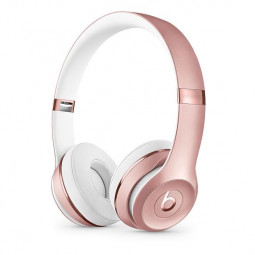Apple Beats Solo3 Bluetooth Headset Icon Collection Rose Gold