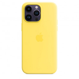 Apple iPhone 14 Pro Max Silicone Case with MagSafe Canary Yellow (SEASONAL 2023 Spring)