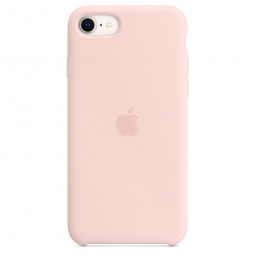 Apple iPhone SE3 Silicone Case Chalk Pink