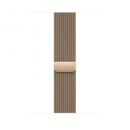 Apple Watch 45mm Band: Gold Milanese Loop