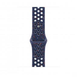 Apple Watch 46mm Band: Nike Sport Band M/L Blue Ribbon
